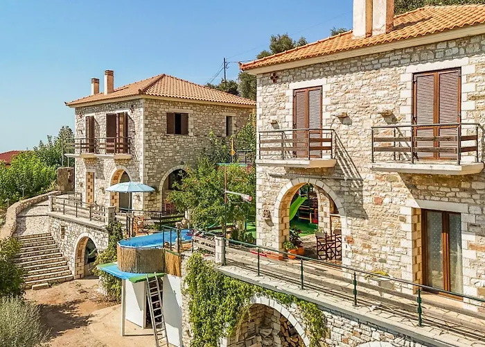 Daire Mountain Oasis - Pool & Playground Near Neda Falls Kalitsaina